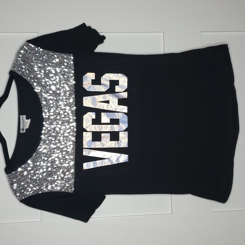 MGM Resorts International Women's Sequin Vegas Top